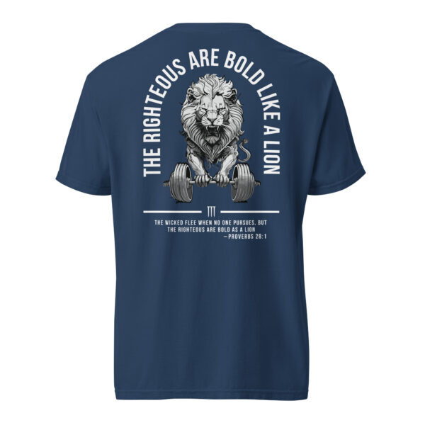 Bold as a lion shirt in navy