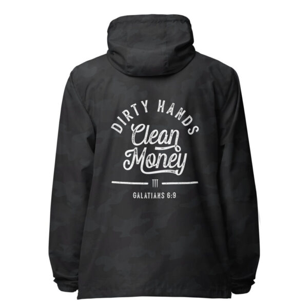 Dirty Hands Clean Money lightweight zip up windbreaker