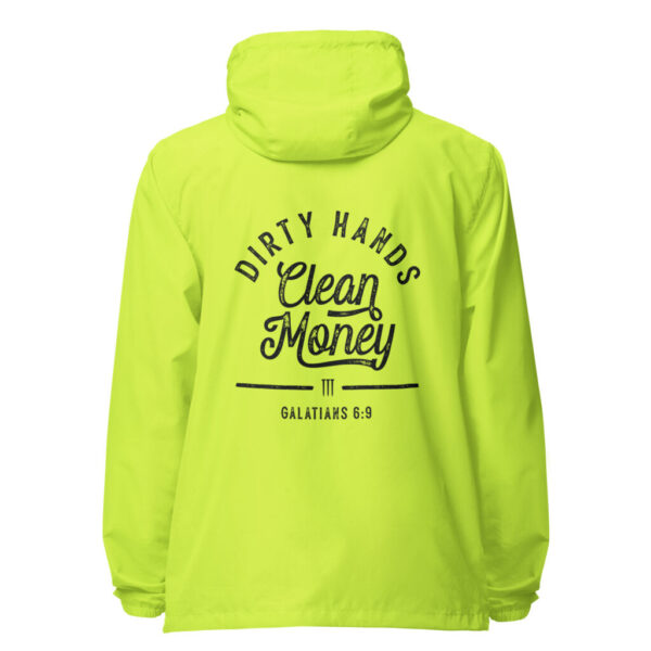 Dirty Hands Clean Money lightweight zip up windbreaker