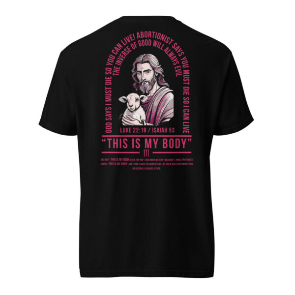 PROLYF This is my Body Hot Pink heavyweight t-shirt