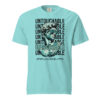 Untouchable Teal heavyweight t-shirt - Image 3