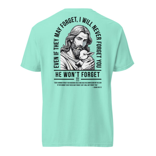He Won't Forget PROLYF heavyweight t-shirt - Image 10