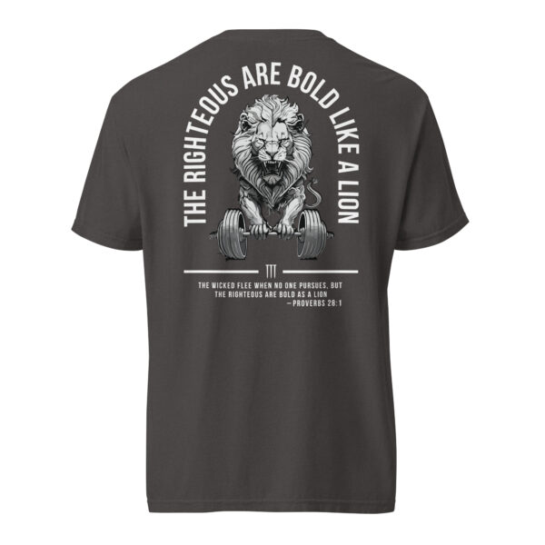 Bold like a Lion heavyweight t-shirt - Image 7