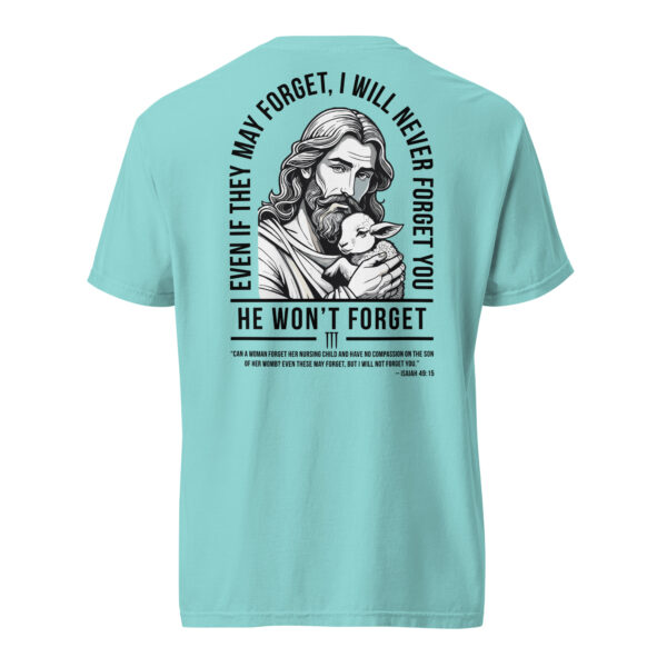 He Won't Forget PROLYF heavyweight t-shirt - Image 7